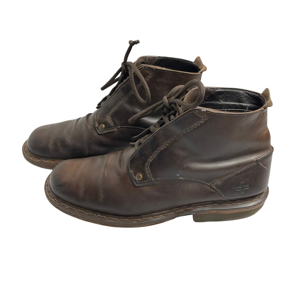 Dr. Martens Manton Desert Boots Dark Brown Leather Chukka Mens Size 12 UK 11